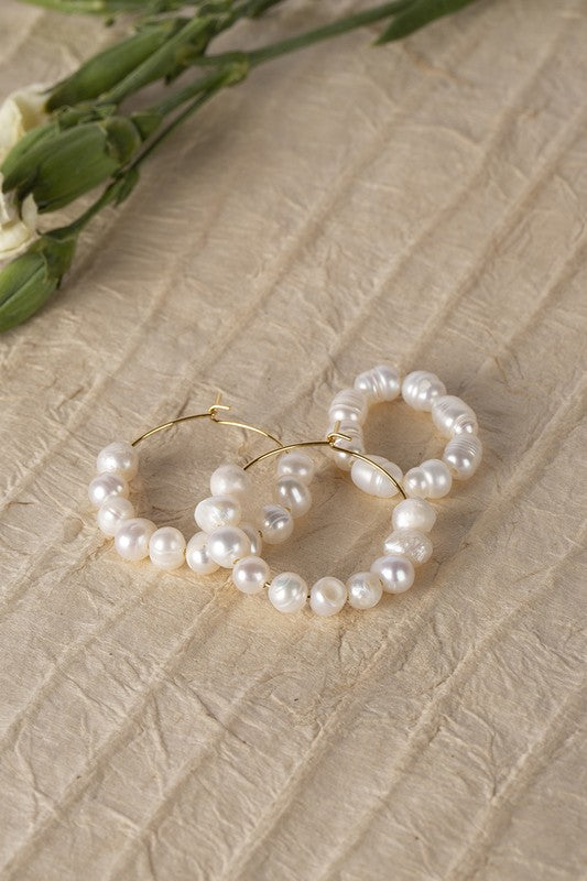 Pearl Earring Set